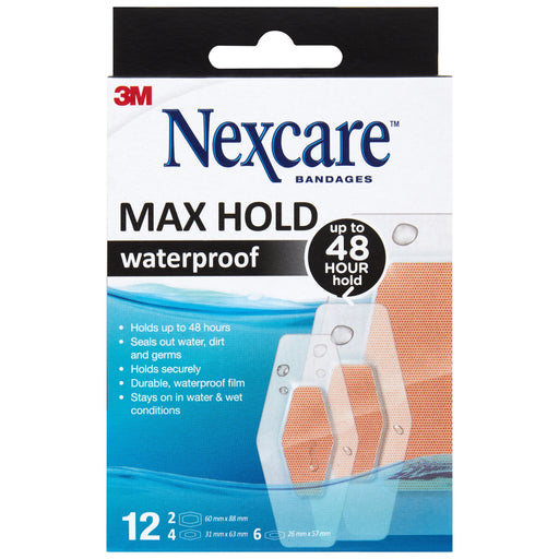 Nexcare Max Hold Waterproof Assorted 12s - image 2