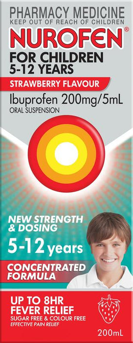 NUROFEN Children 5-12 Years Strawberry 200ml - image 5