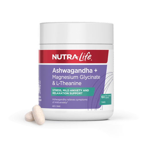 Nutra-Life Ashwagandha + Magnesium Glycinate & L-Theanine 60s