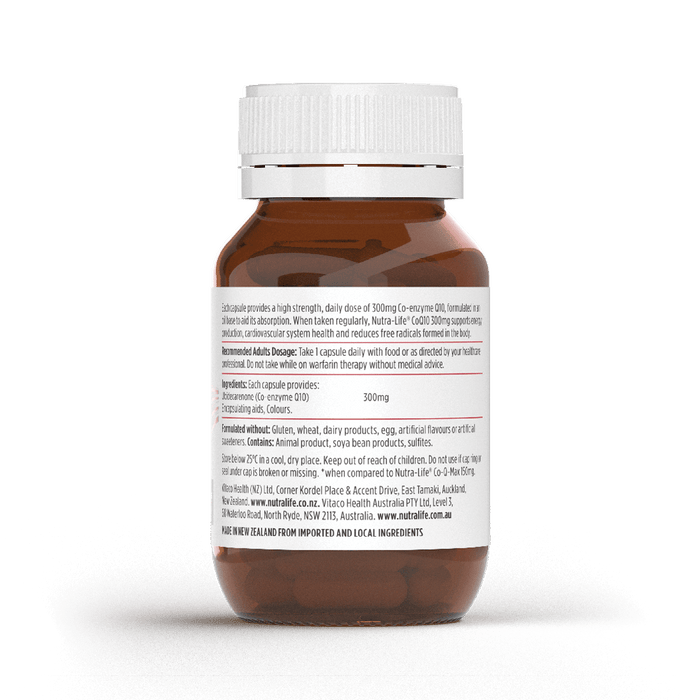 Nutra-Life CoQ10 300mg 30 Capsules