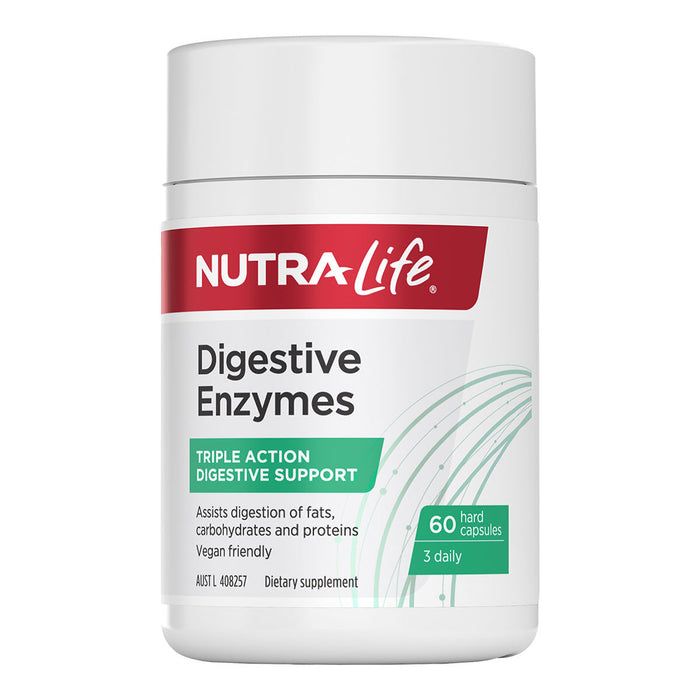 Nutra-Life Digestive Enzymes Triple Action 60 Capsules
