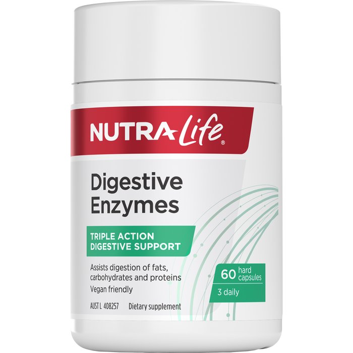Nutra-Life Digestive Enzymes Triple Action 60 Capsules - image 1