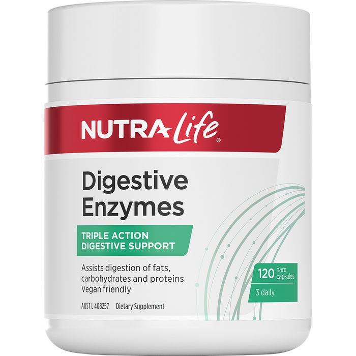 Nutra-Life Digestive Enzymes Triple Action 60 Capsules