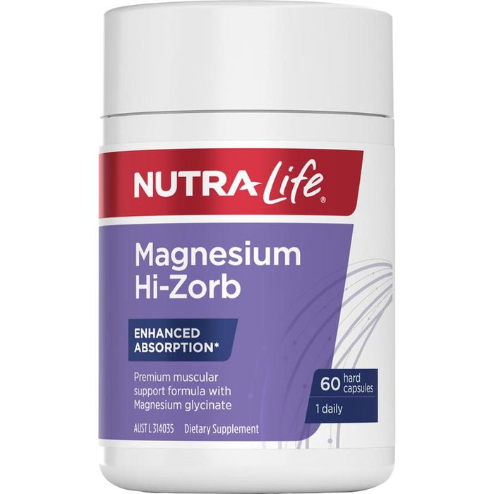 Nutra-Life Magnesium Hi-Zorb 60 Capsules