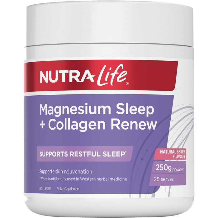 Nutra-Life Magnesium Sleep + Collagen Renew Powder 250g - image 1