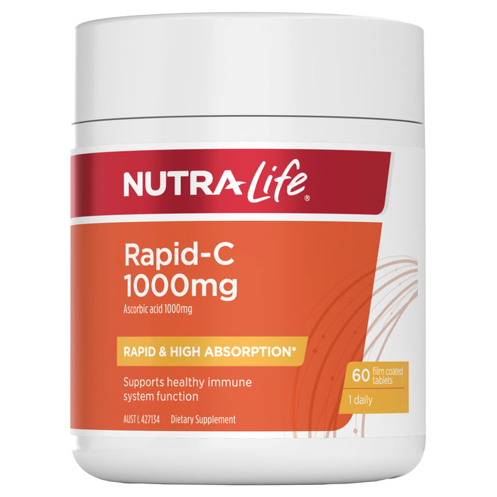 Nutra-Life Rapid-C 1000mg 60 Tablets