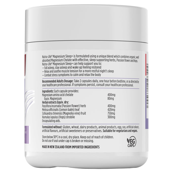 Nutralife Magnesium Sleep+ Capsules - image 2
