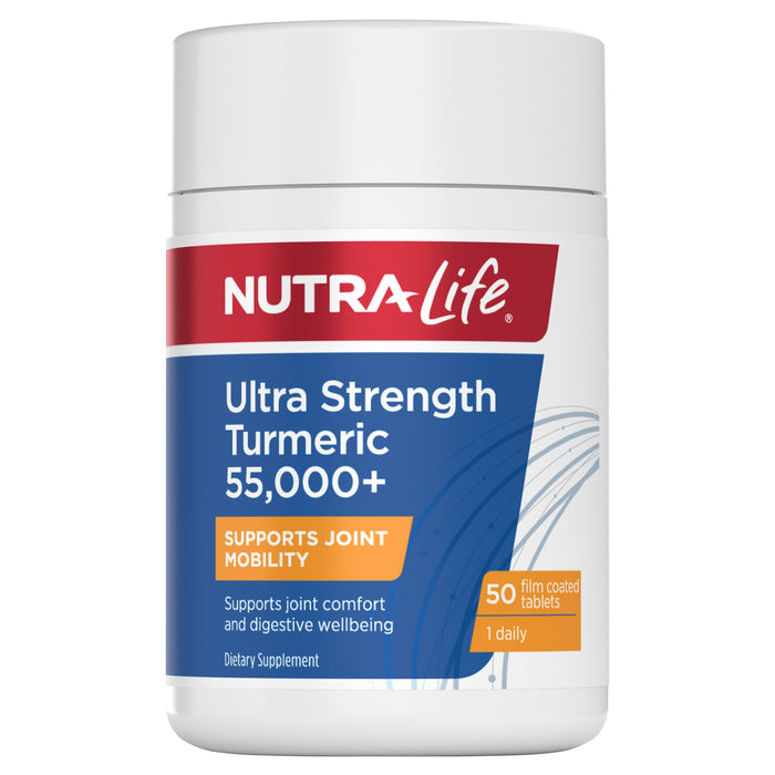 NutraLife Ultra Strength Turmeric 55000+ 50 Tabs - image 2