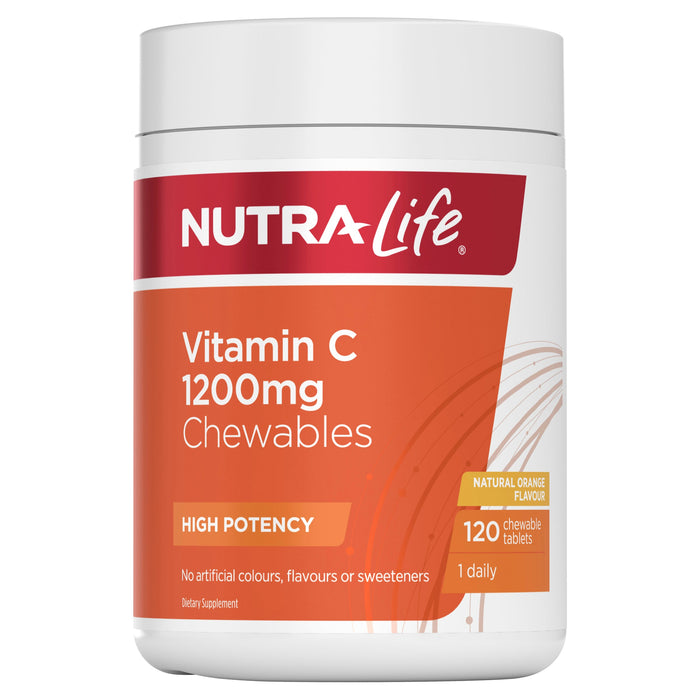 Nutralife Vitamin C 1200mg Chewable Tablets - image 3