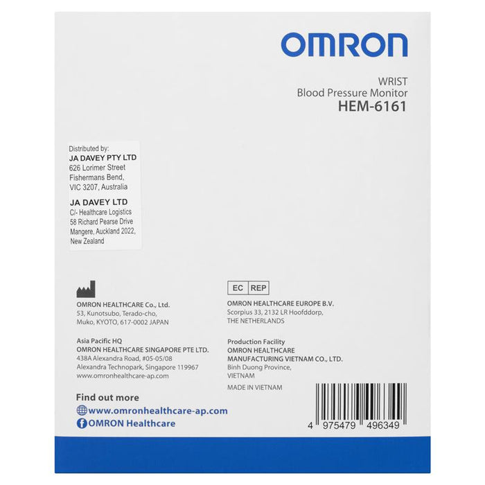 Omron Wrist Blood Pressure Monitor (HEM6161) - image 4