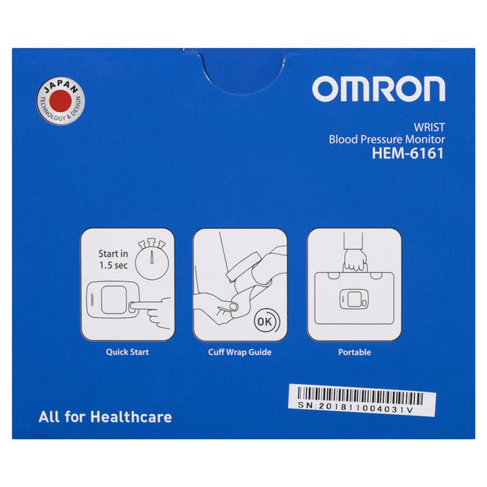 Omron Wrist Blood Pressure Monitor (HEM6161) - image 5