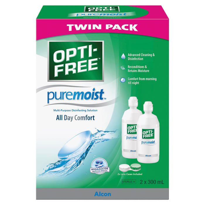 Opti-Free Pure Moist Economy Pack (2x300ml) + Lens case - image 3