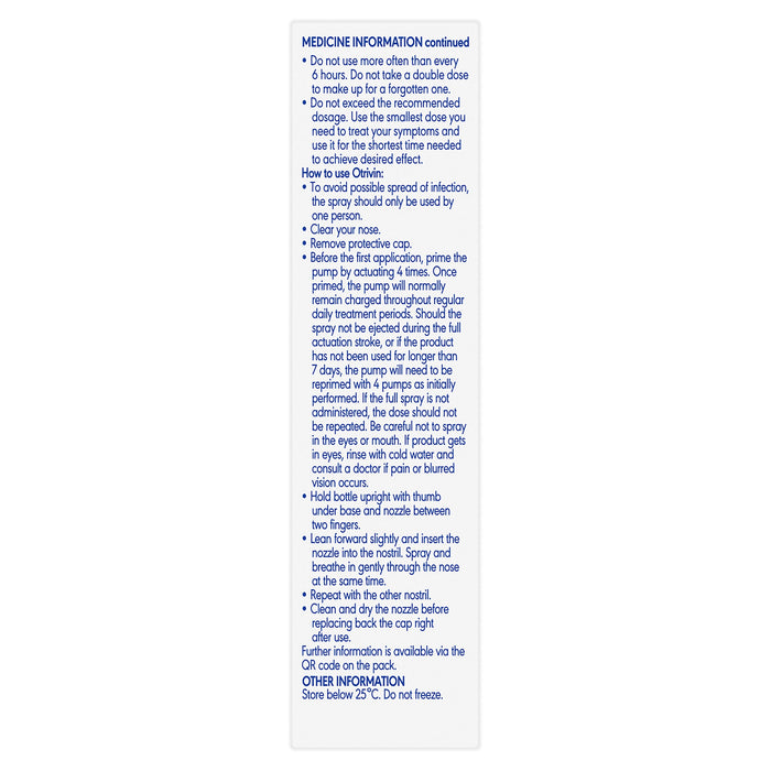 Otrivin Plus Adult Nasal Spray - image 3