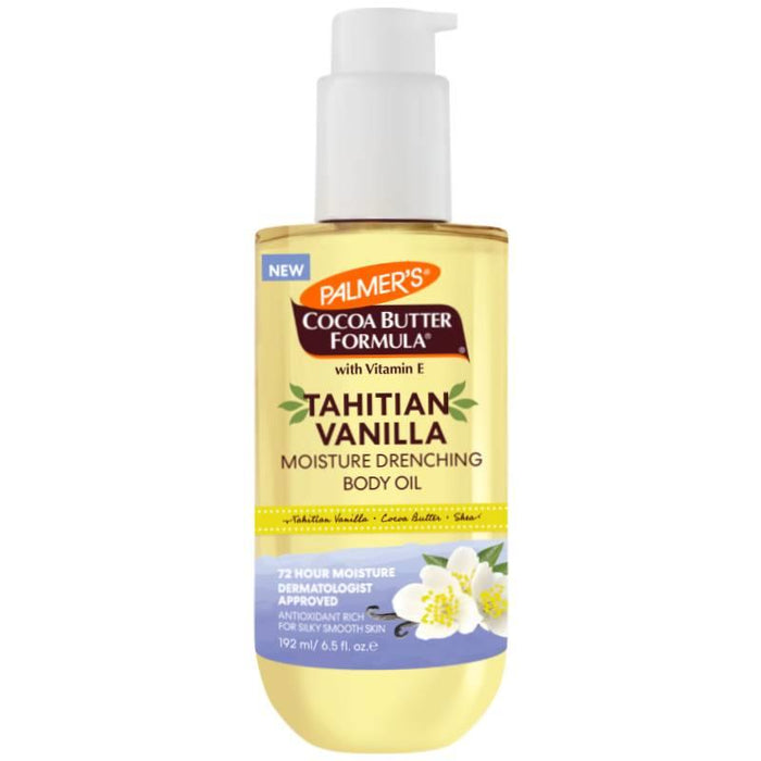 Palmer's Tahitian Vanilla Moisture Drench Body Oil 192ml - image 1