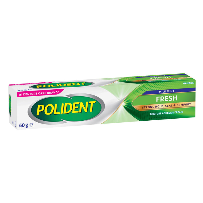 Polident Fresh Mint Denture Adhesive Cream 60g - image 2