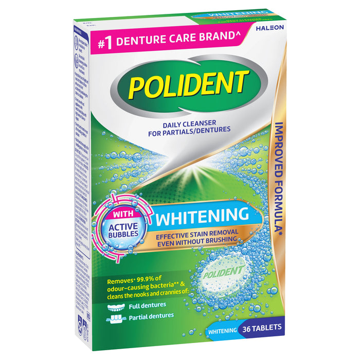 Polident Whitening Daily Cleanser 36's - image 2
