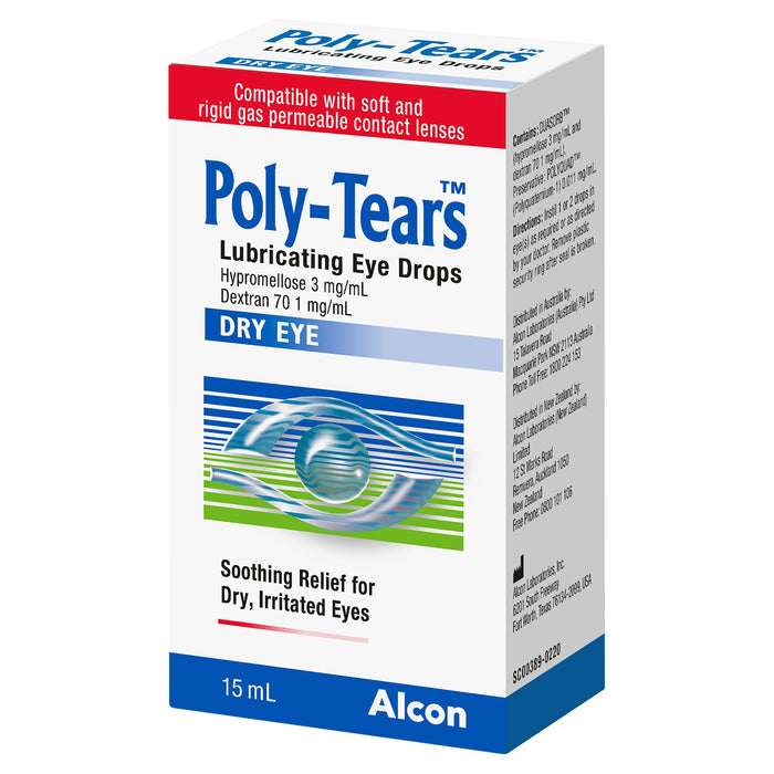 Poly Tears Lubricating Eye Drops - image 2