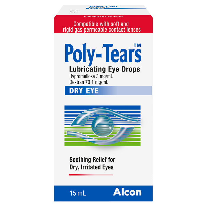 Poly Tears Lubricating Eye Drops - image 3