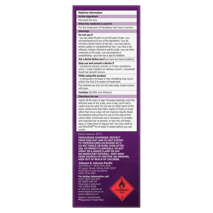 Regaine For Women Extra Strength Foam - image 4