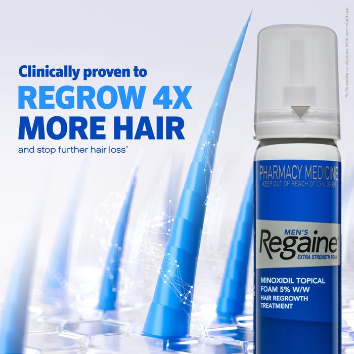 Regaine Men's Extra Strength FOAM Hair Regrowth Treatment (4 months supply) - image 4
