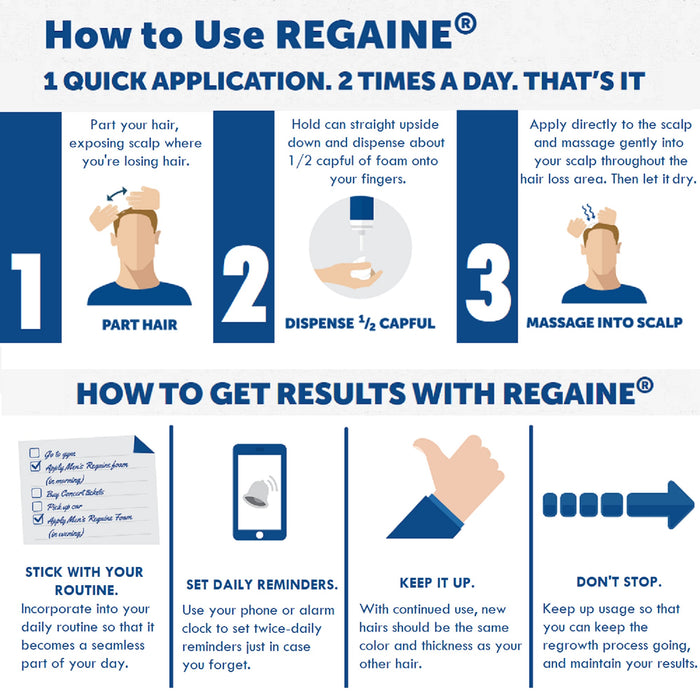 Regaine Men's Extra Strength FOAM Hair Regrowth Treatment (4 months supply) - image 7