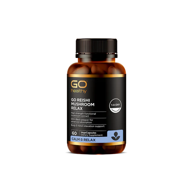 GO Reishi Mushroom Relax 60s — Kiwi Chemist GO Reishi Mushroom Relax 60s — Kiwi Chemist