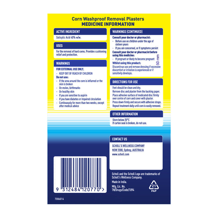 Scholl Corn Removal Plasters Waterproof - image 3