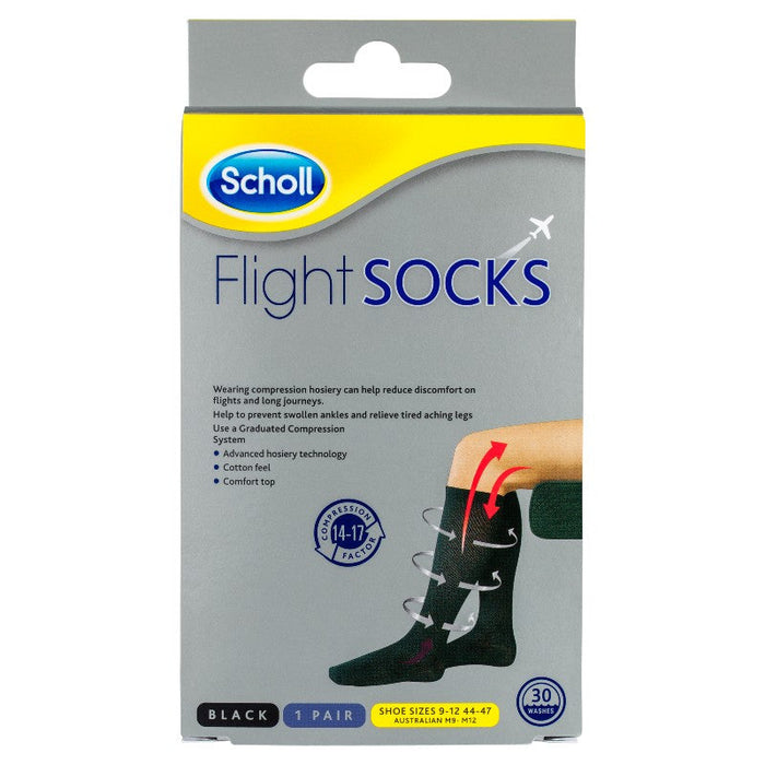 Scholl Flight Socks Black Unisex - image 4