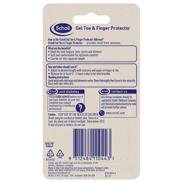 Scholl Gel Toe & Finger Protector - image 2