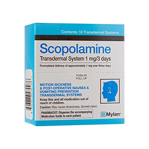 Scopolamine Motion Sickness Patches 10s