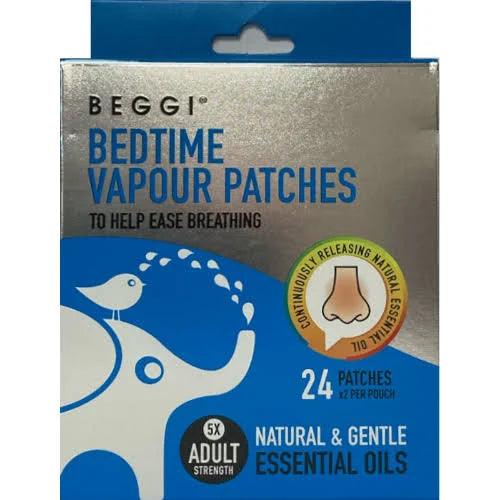 Beggi Adult Strength Bedtime Vapour Patches 24pk