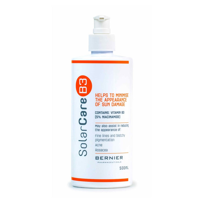 SolarCare B3 Moisturiser 5% Niacinamide 500ml Pump