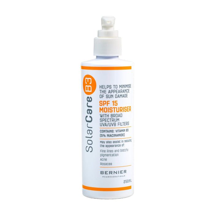 SolarCare B3 Moisturiser SPF15 250ml Pump