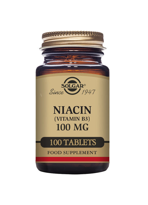 SOLGAR NIACIN (VITAMIN B3) 100 MG TABLETS 100s - image 2