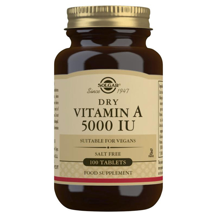 Solgar Vitamin A 500IU Tablets - image 2