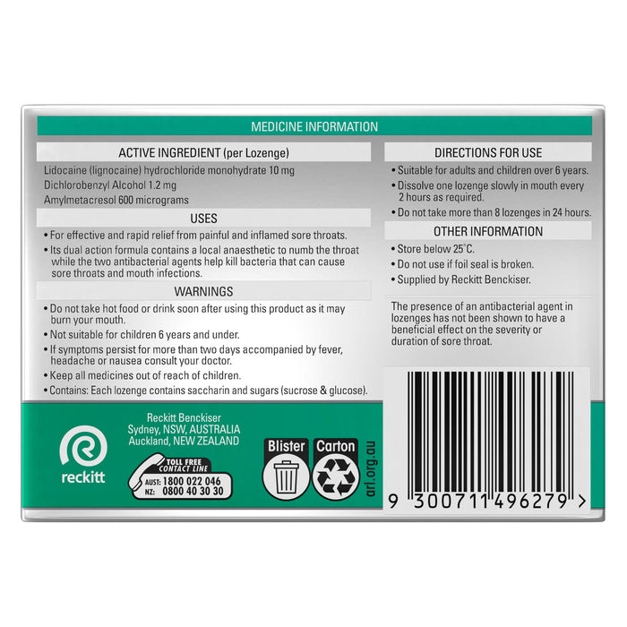 Strepsils Plus Anaesthetic Lozenge Original 36's - image 5