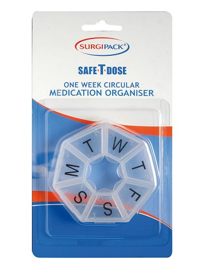 SurgiPack Safe-T-Dose 1 Week Circular Medication Organiser - image 2
