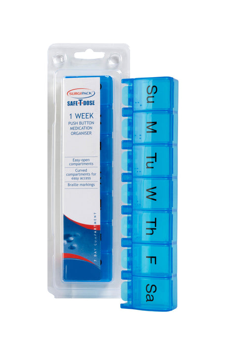 SurgiPack Safe-T-Dose 1 Week Medication Organiser - image 3
