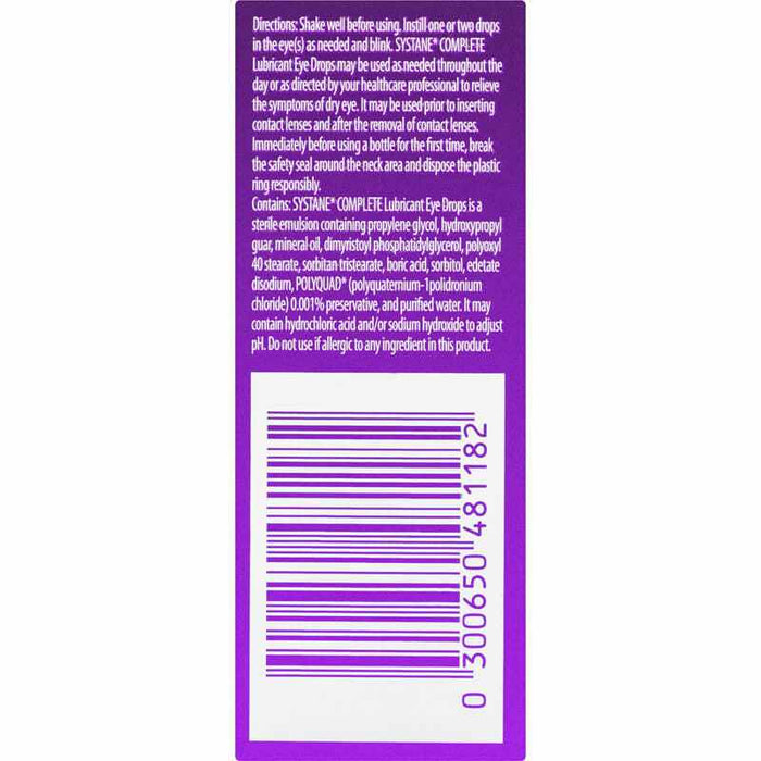 Systane Complete Lubricant Eye Drops 10ml