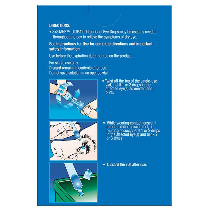 Systane UD Lubricant Eye Drops Preservative-Free 28 x 0.8ml Vials