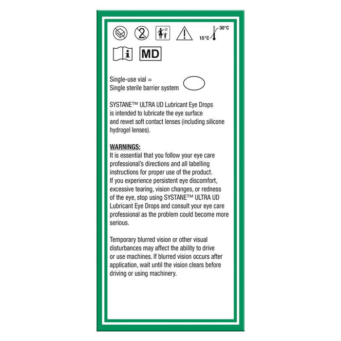 Systane UD Lubricant Eye Drops Preservative-Free 28 x 0.8ml Vials