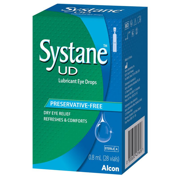 Systane UD Lubricant Eye Drops Preservative-Free 28 x 0.8ml Vials