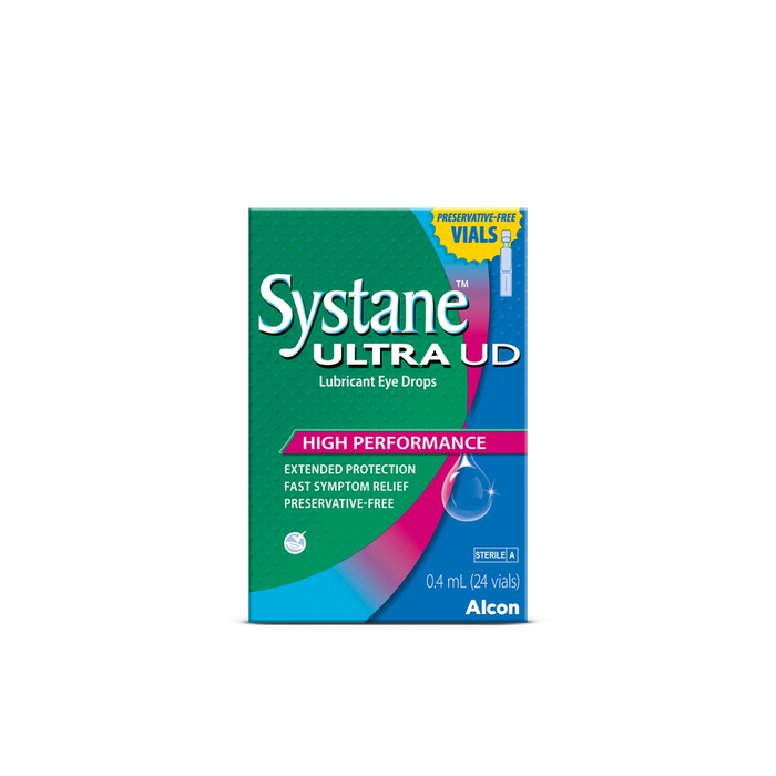 Systane Ultra UD Preservative-Free Lubricant Eye Drops 24 x 0.4ml Vials