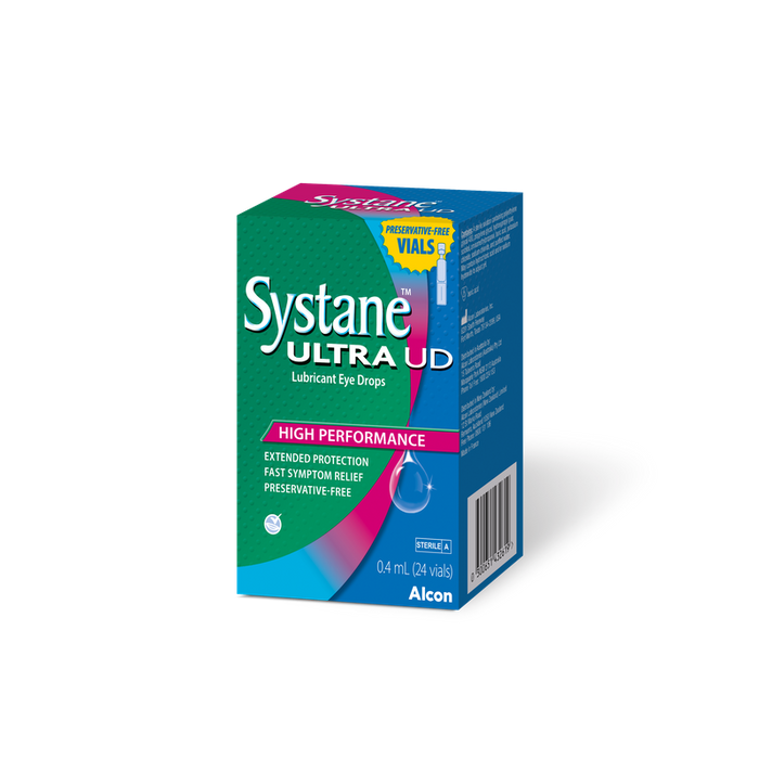 Systane Ultra UD Preservative-Free Lubricant Eye Drops 24 x 0.4ml Vials