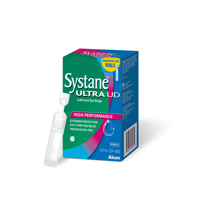 Systane Ultra UD Preservative-Free Lubricant Eye Drops 24 x 0.4ml Vials