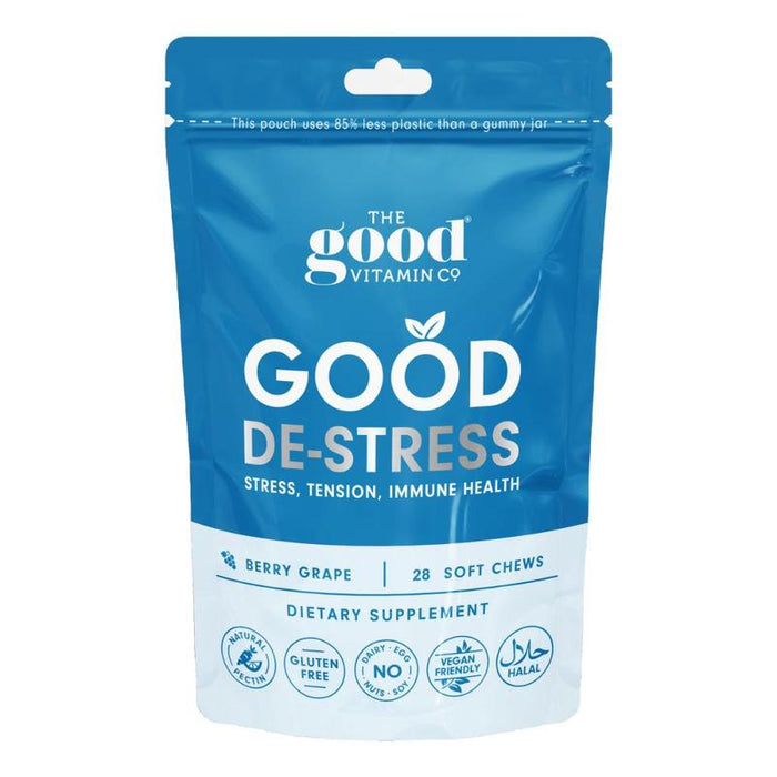 The Good Vitamin Co Good Ashwagandha De-Stress Pouch 28 Soft-Chews