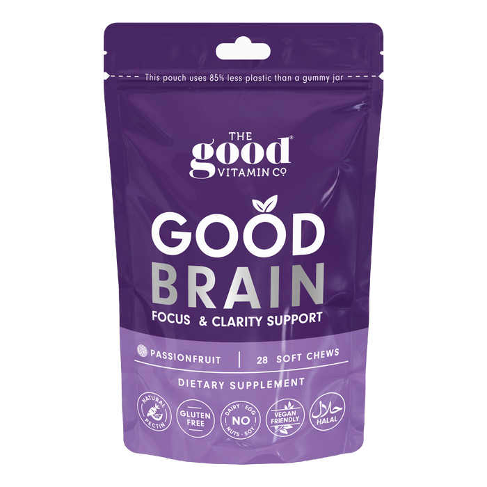 The Good Vitamin Co Good Brain Focus and Clarity Pouch 28s - image 2