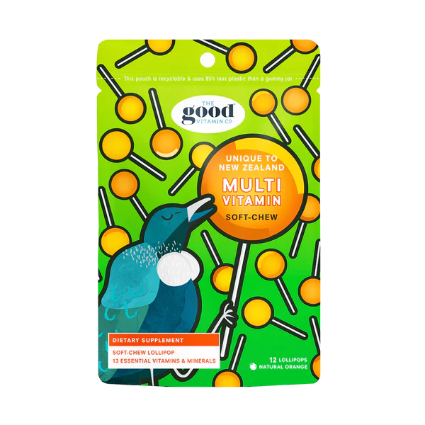 The Good Vitamin Co Kids Good Multi Pops Soft-Chew Lollipops