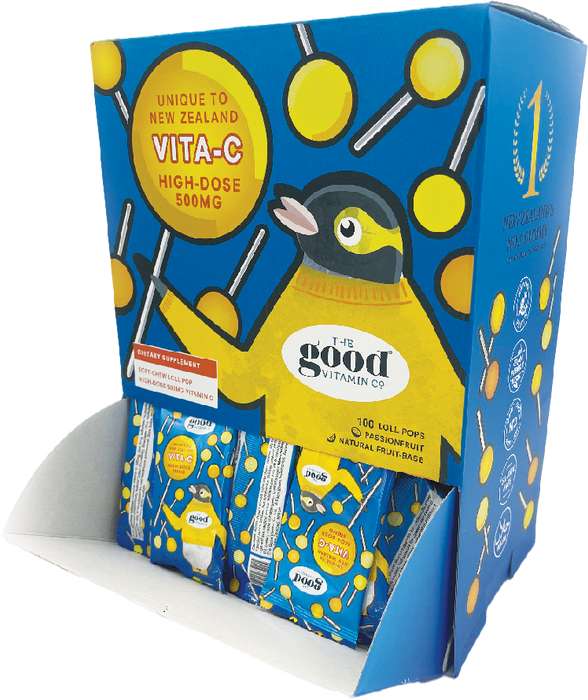 The Good Vitamin Co Kids Good Vita C Pops Soft-Chew Lollipops