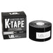 USL Sport K-Tape Kinesiology Tape Black 5cm x 6m